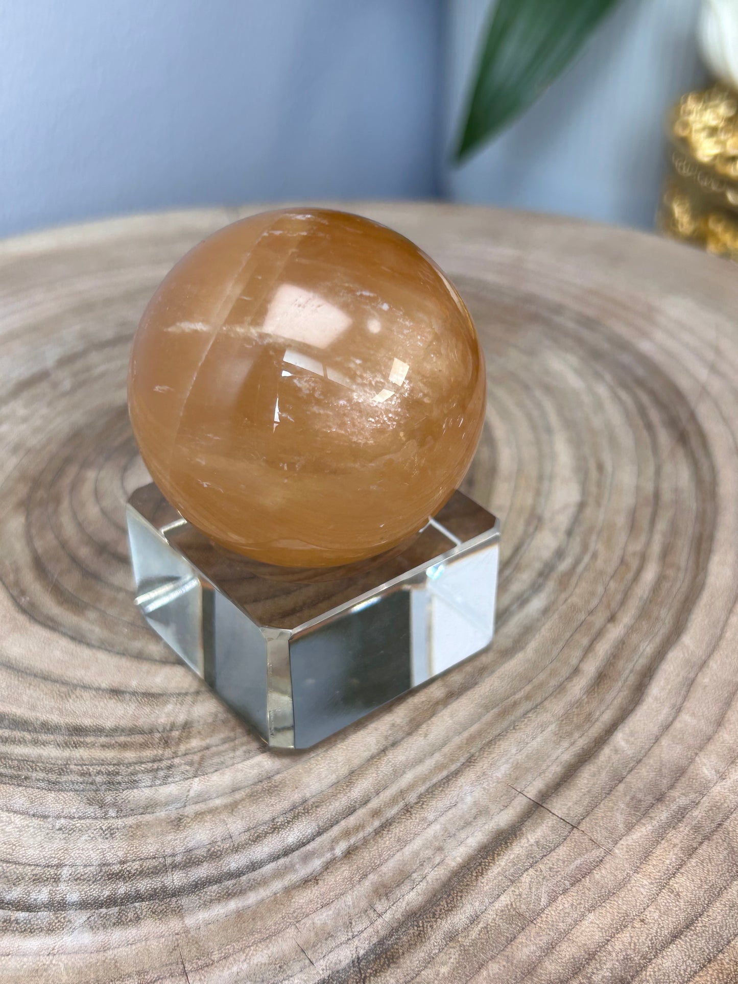 Yellow Calcite Sphere