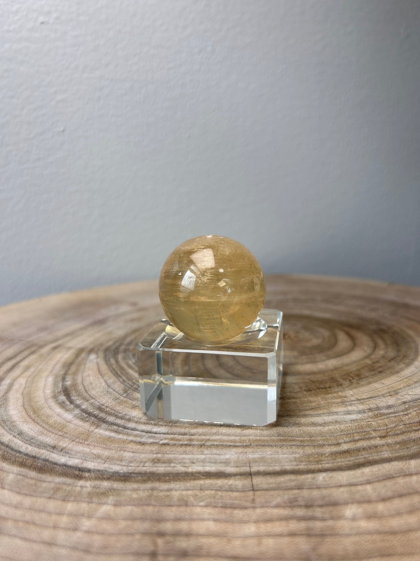 Yellow Calcite Sphere